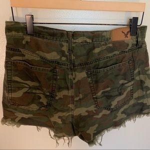 AEO vintage high rise festival shorts